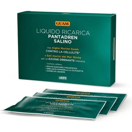 

GUAM Pantadren Saline Intensiv Draining Liquid Refill Pack 3 шт.