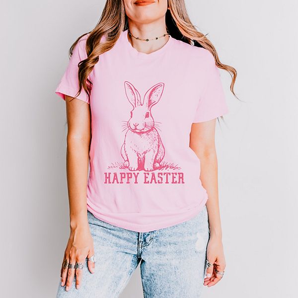 

Футболка с коротким рукавом Happy Easter Bunny Outline Simply Sage Market, Pink, Зеленый, Футболка с коротким рукавом Happy Easter Bunny Outline Simply Sage Market, Pink