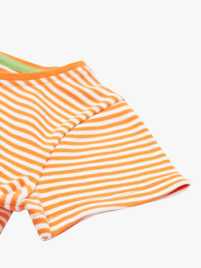 Детская футболка Camille Stripe Applique из чистого органического хлопка Frugi, Multi — фото 4