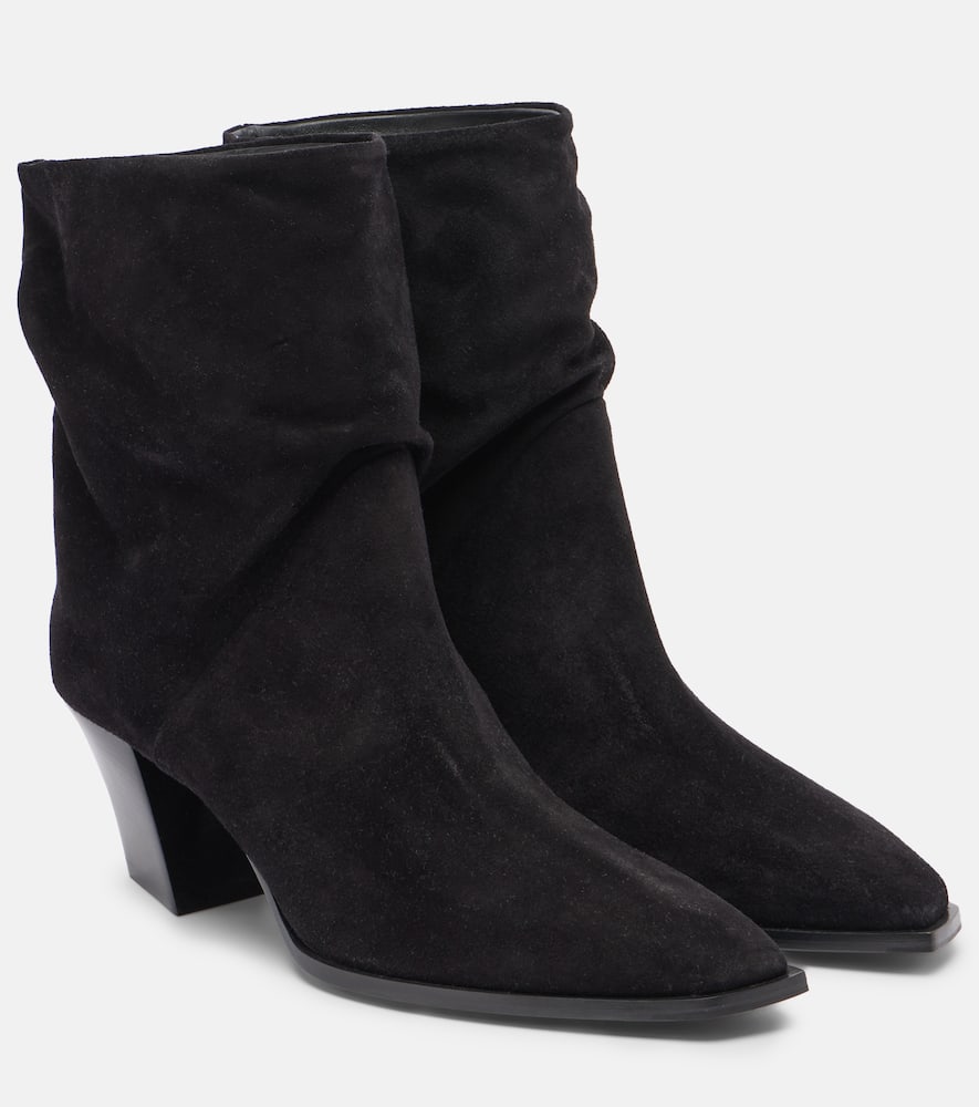 Харт 60 замшевые ботинки до щиколотки Jimmy Choo, Black