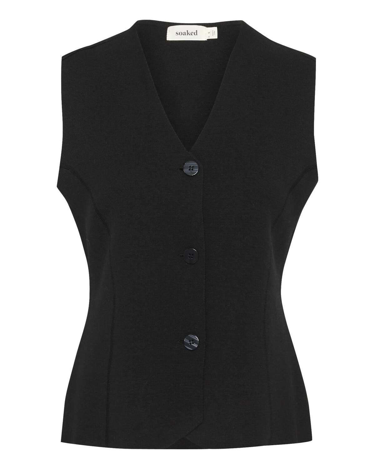 

SOAKED IN LUXURY Жилет 'Haven' в черном цвете