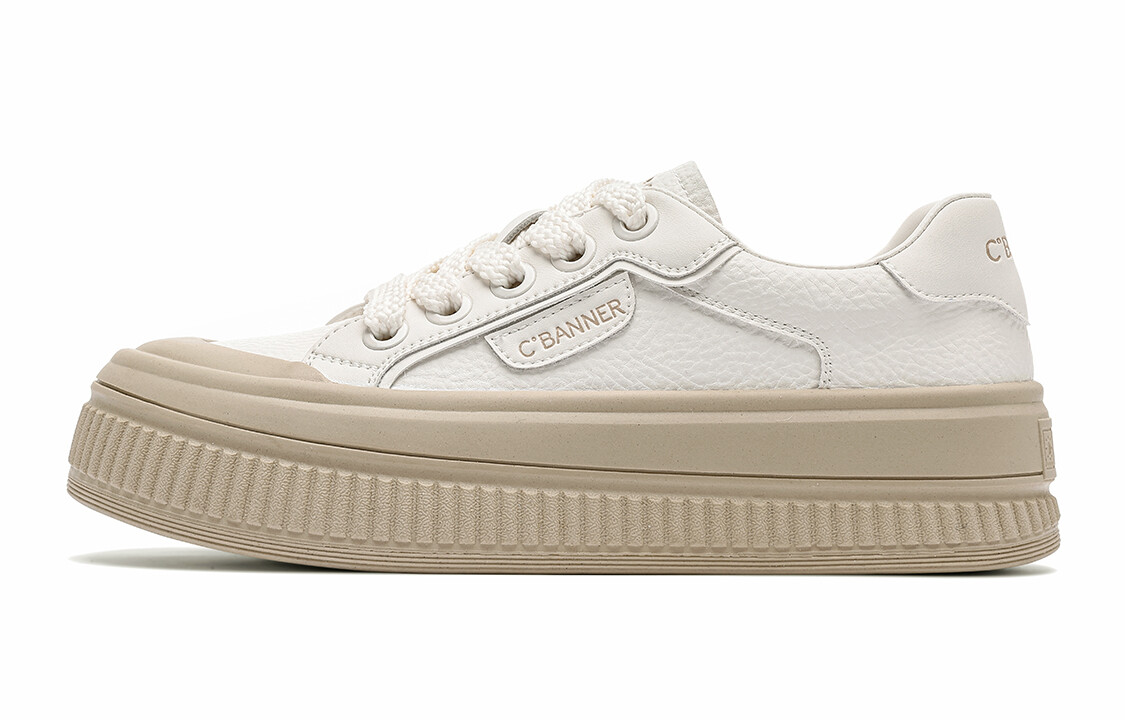 

Кроссовки C°BANNER Skateboarding Shoes Women's Low-top Milk Tea Color, бежевый