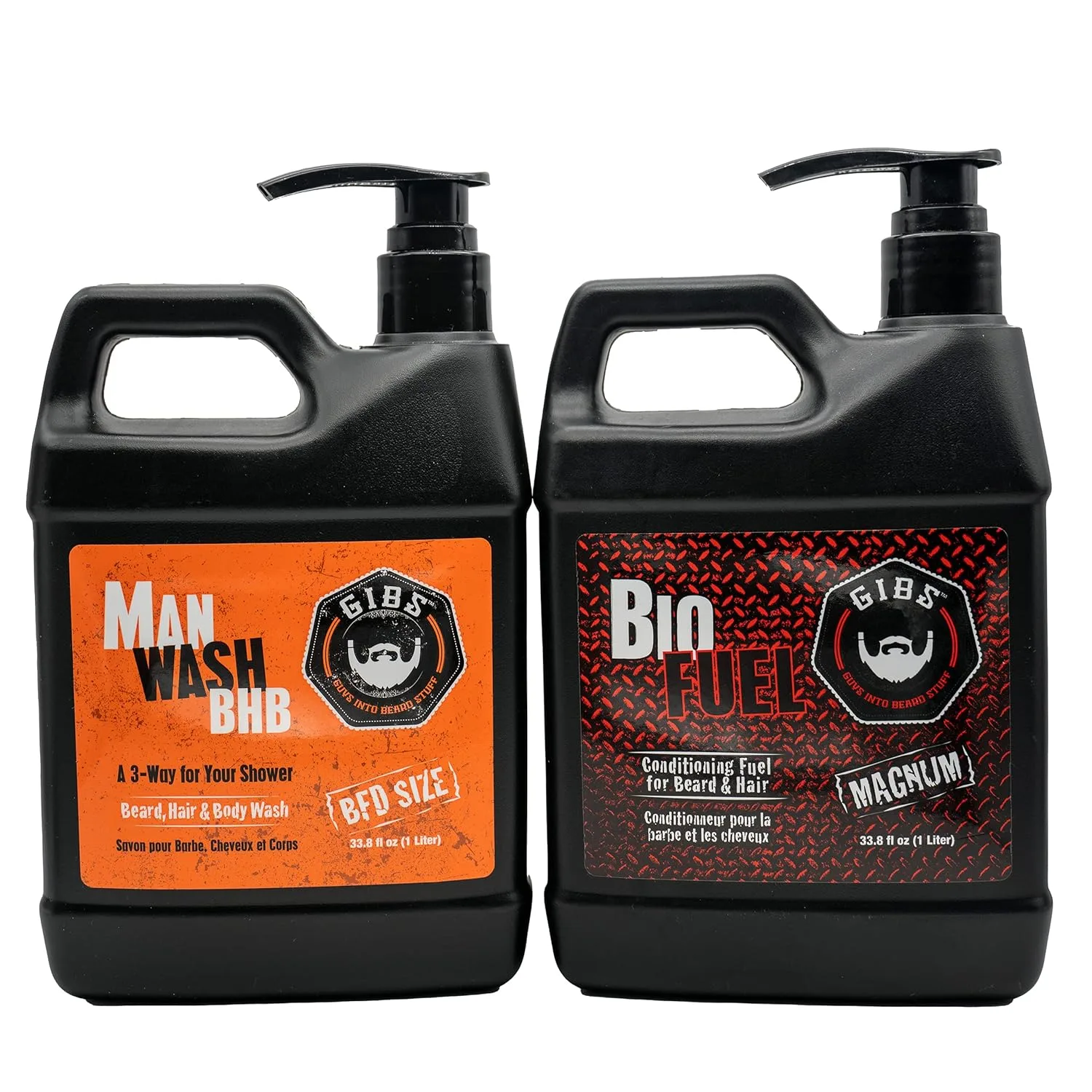 Шампунь и кондиционер для мытья рук GIBS Grooming Man Wash, 33,8 жидких унций. 1000 мл (.)
