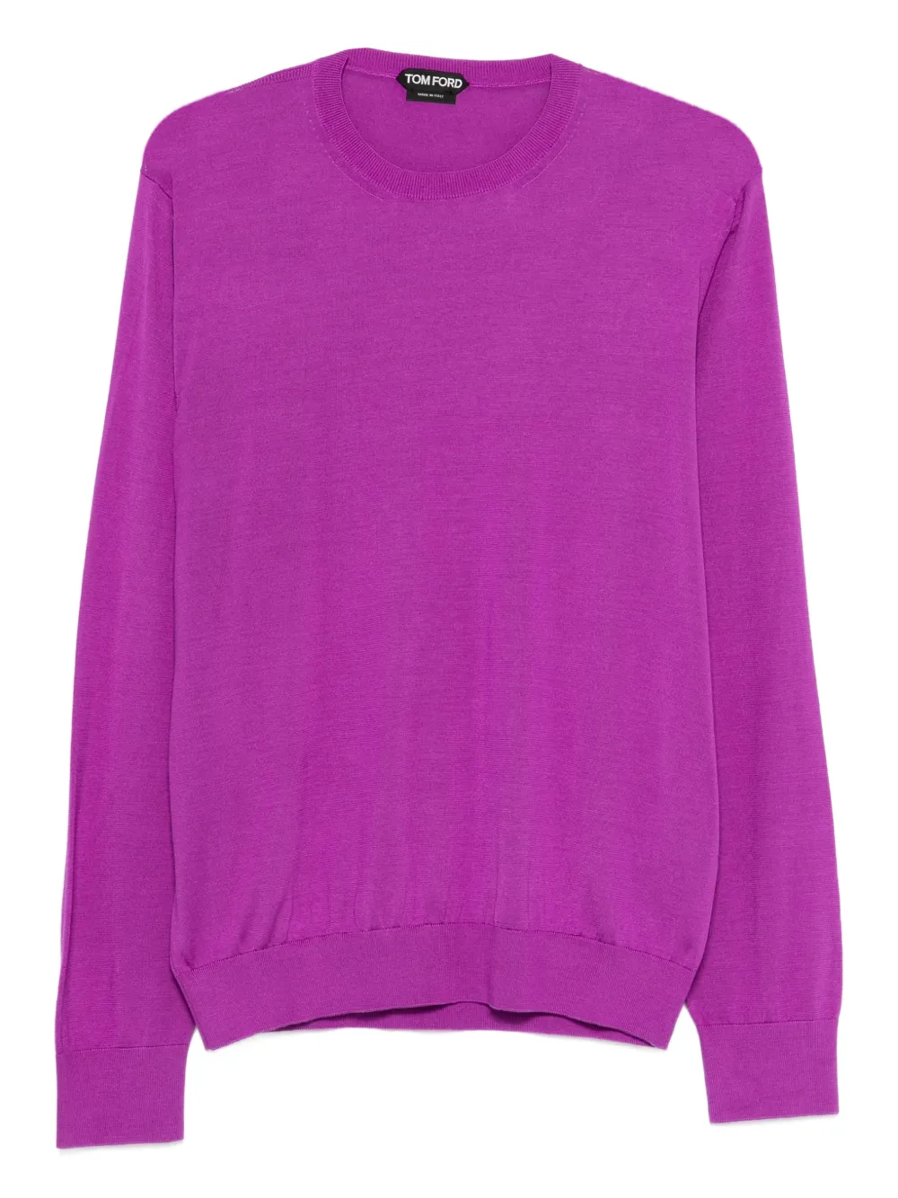 

Джемпер с длинными рукавами и круглым вырезом Tom Ford, фиолетовый