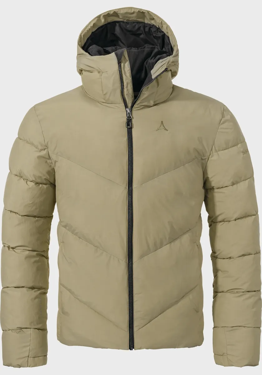 

Пуховик Schöffel "Urban Ins Jacket Style Lodos MNS", с капюшоном, цвет 4725 - Braun