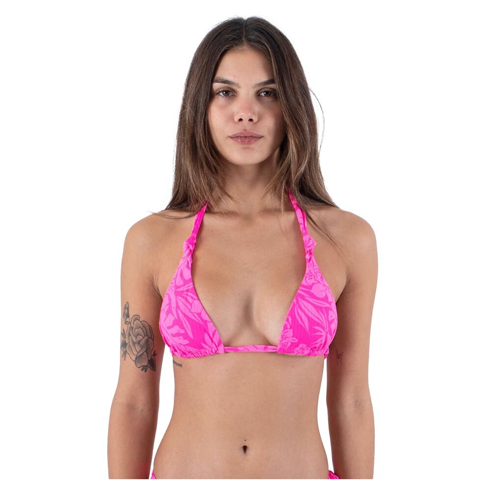 

Топ бикини Hurley Jungle Walk Soft Tie Triangle, розовый