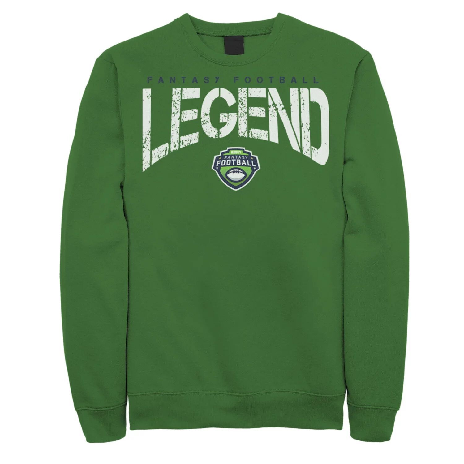 

Мужской свитшот с рваной надписью ESPN Fantasy Football Legend Licensed Character