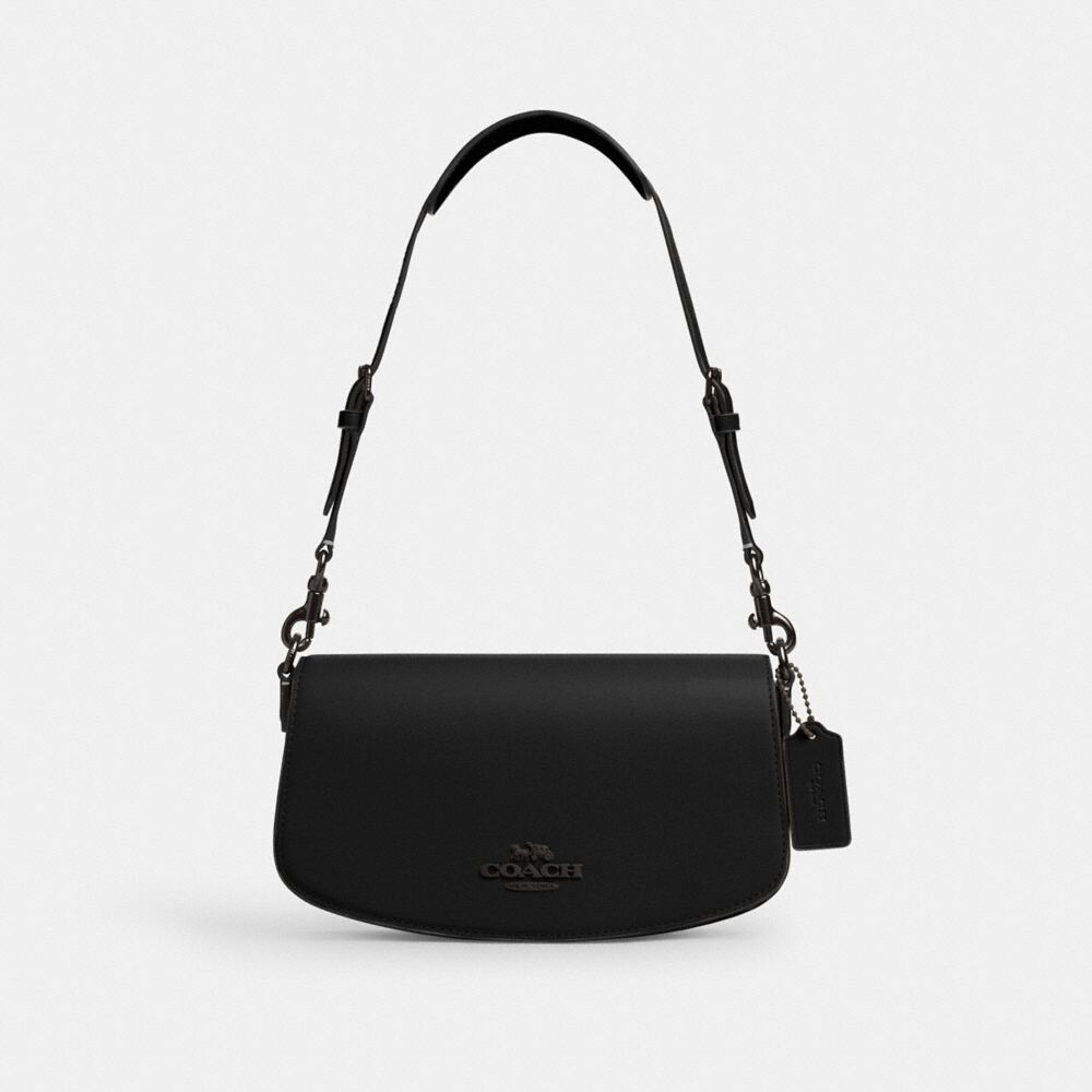 

Сумка на плечо COACH Andrea Shoulder, цвет Black Copper/Black, Черный, Сумка на плечо COACH Andrea Shoulder, цвет Black Copper/Black