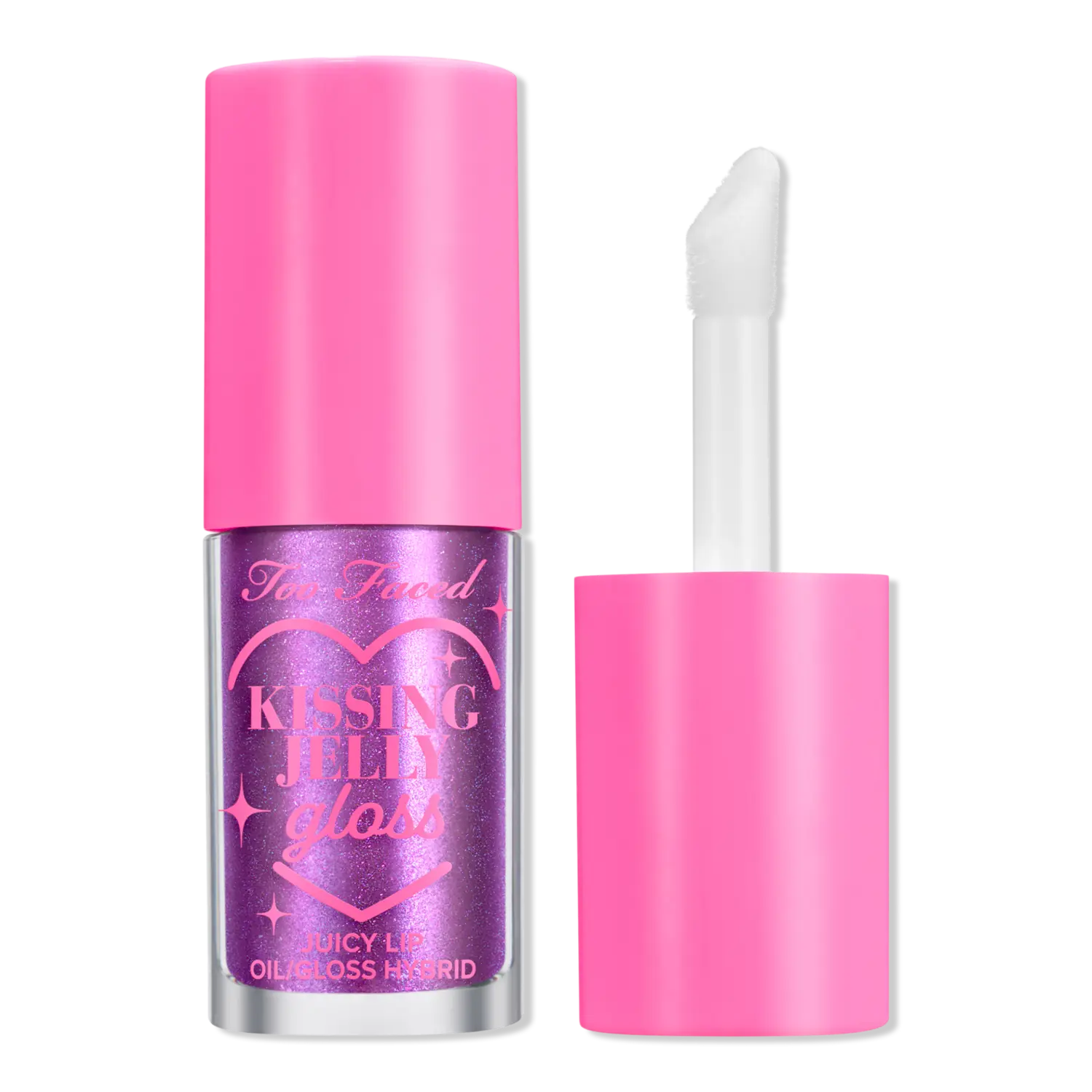 

Увлажняющий блеск для губ Kissing Jelly Too Faced, Birthday Kiss (shimmering magenta with blue/pink sparkle)