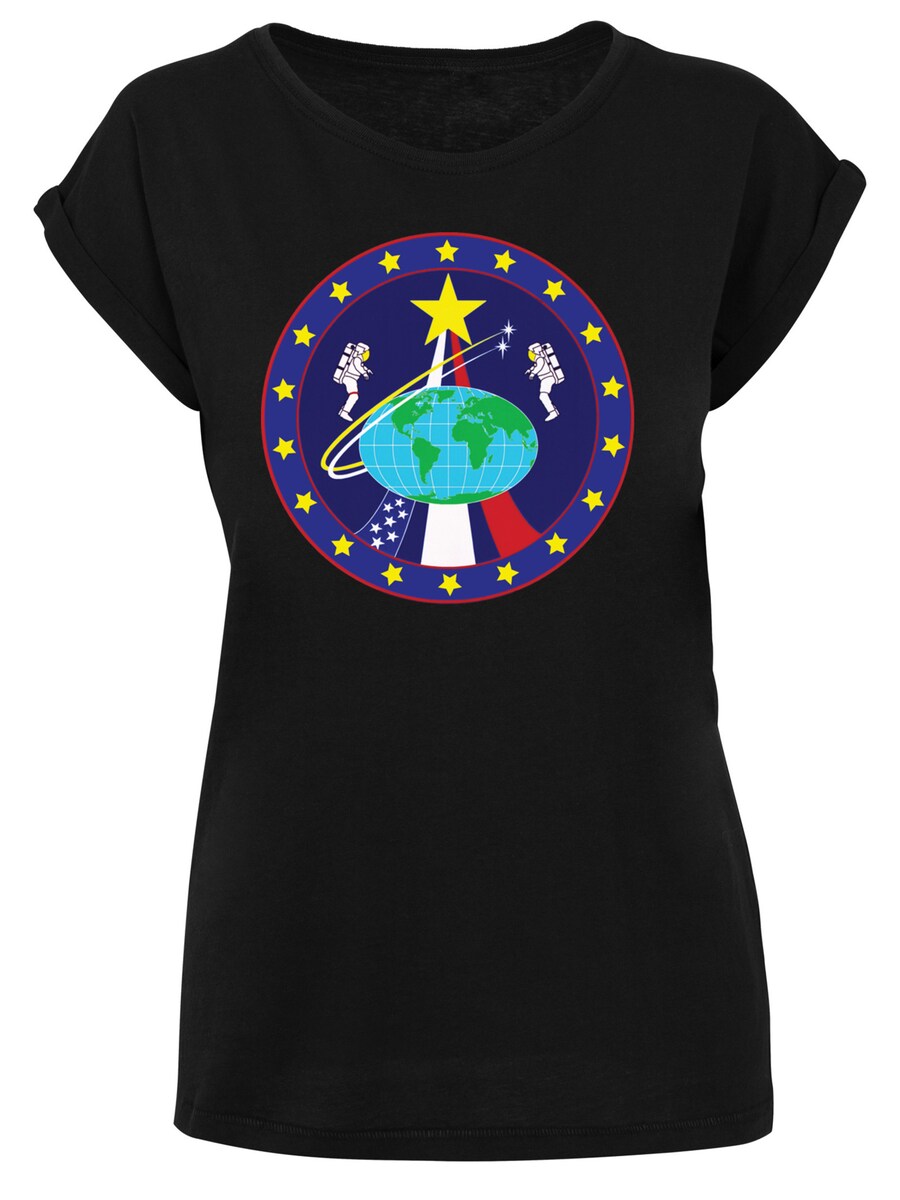 

Рубашка F4NT4STIC NASA Classic Globe Astronauts, черный
