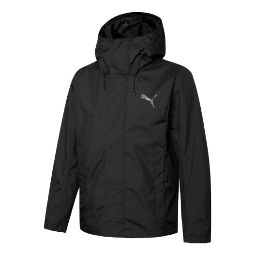 

Куртка outdoor logo sports hooded jacket black Puma, черный