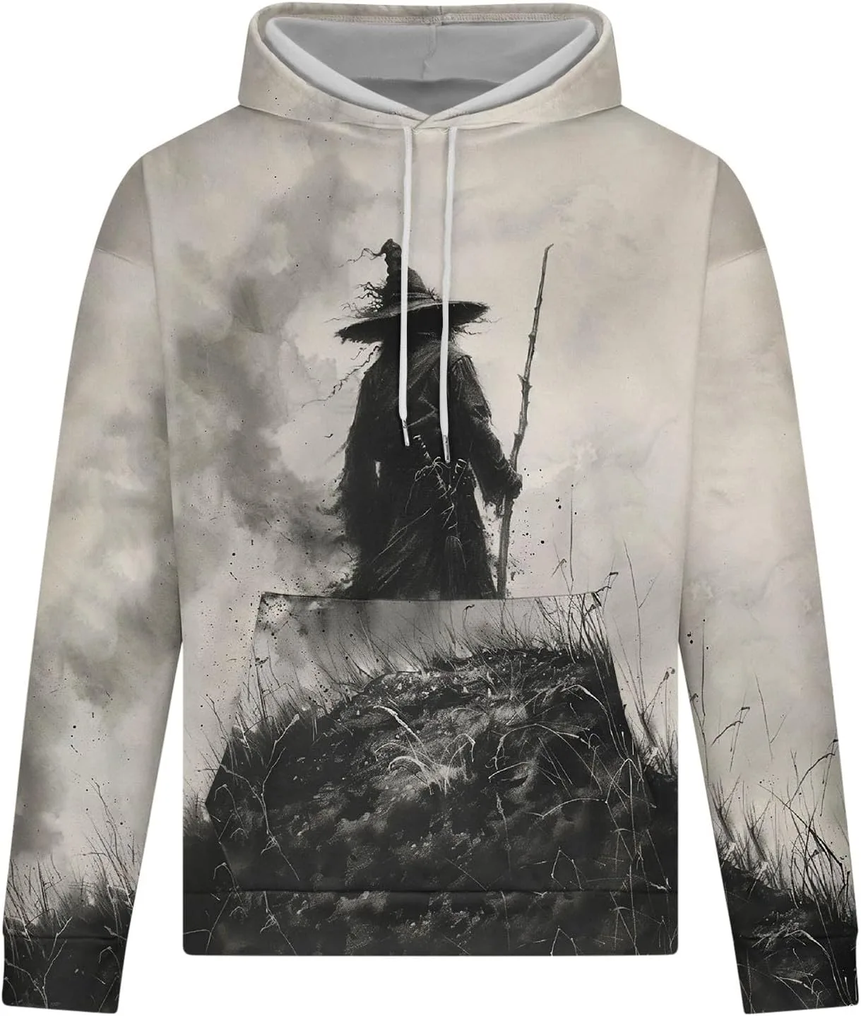 

Толстовка с капюшоном Plus Size для мужчин, с карманом OTSANT