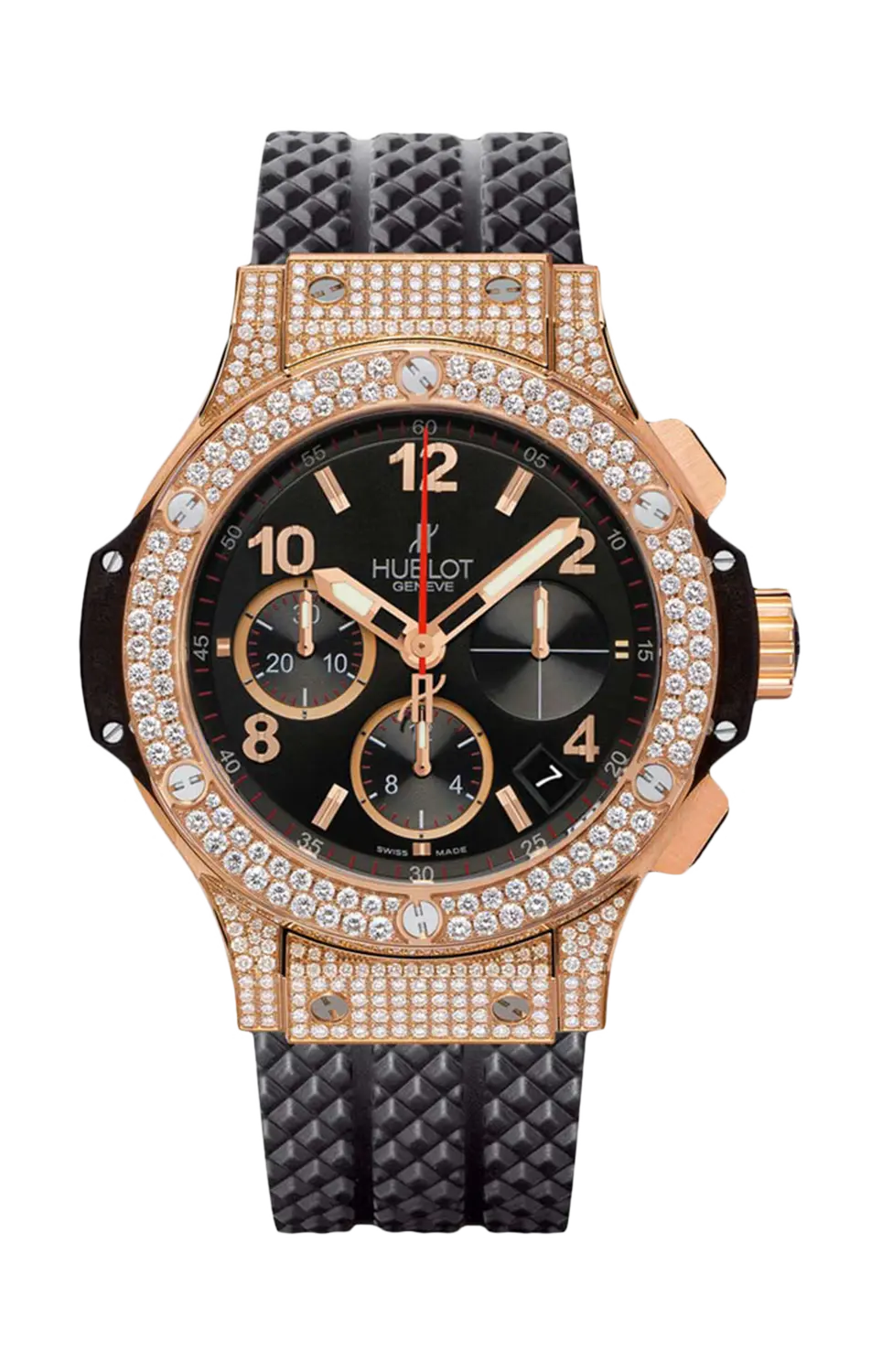 

Часы gold pave' Hublot