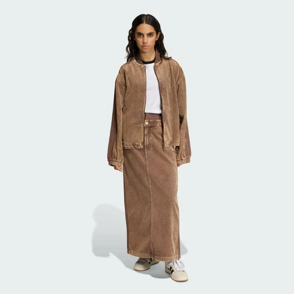 Куртка Corduroy SST Adidas, brown — фото 3