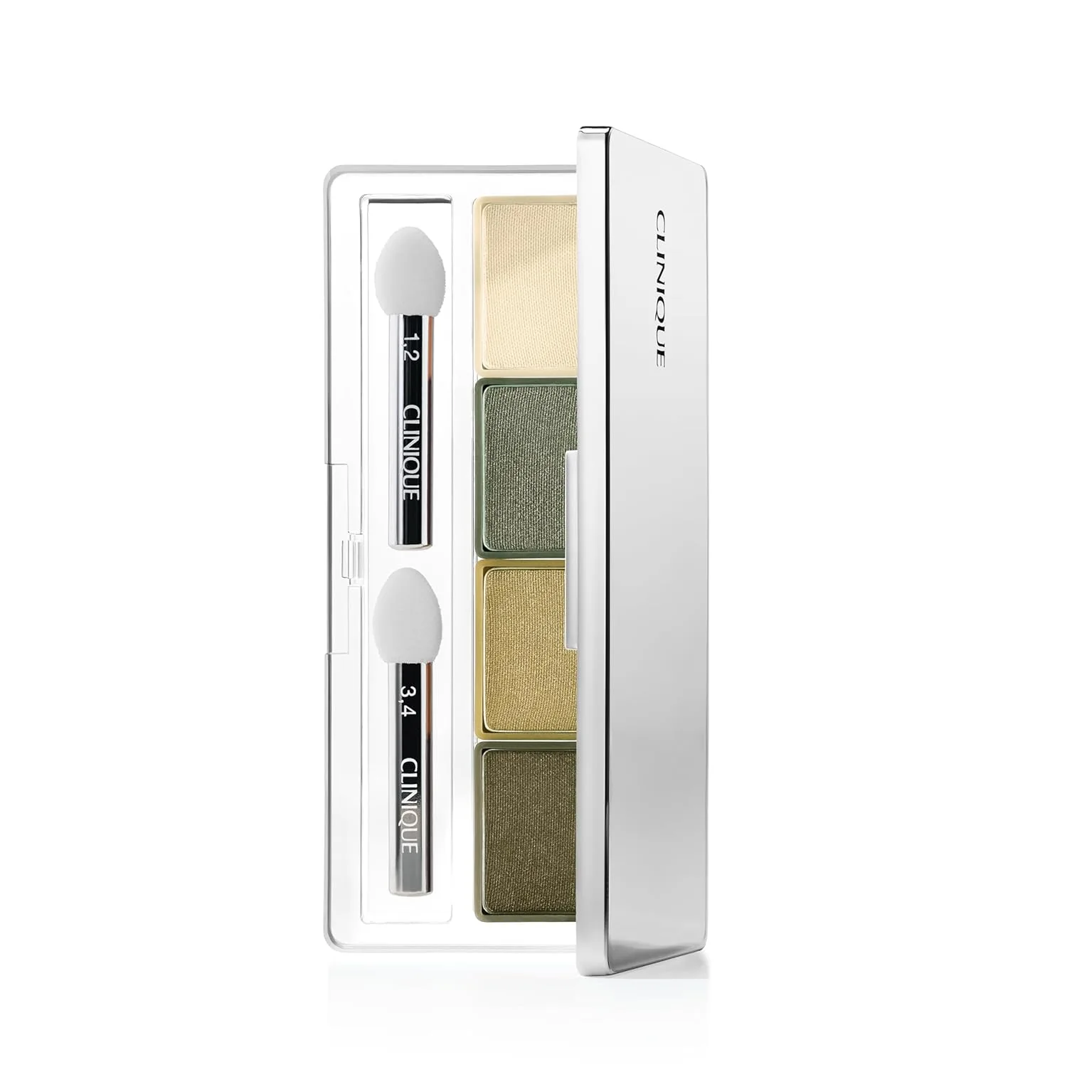 Палетка теней Clinique All About Shadow Eye Shadow Quad | Стойкая, не скатывается и не выцветает, безопасна для чувствительной кожи вокруг глаз, AE On Safari - Shimmer