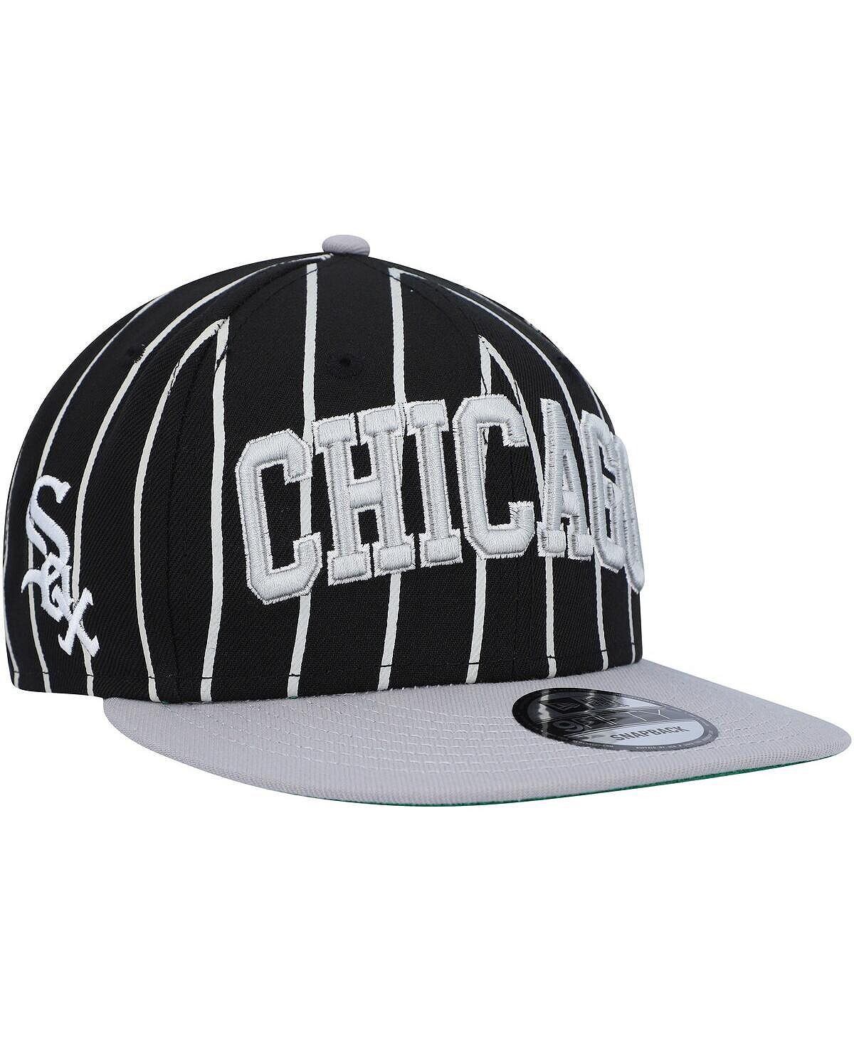 

Мужская черно-серая кепка Chicago White Sox City Arch 9FIFTY Snapback New Era