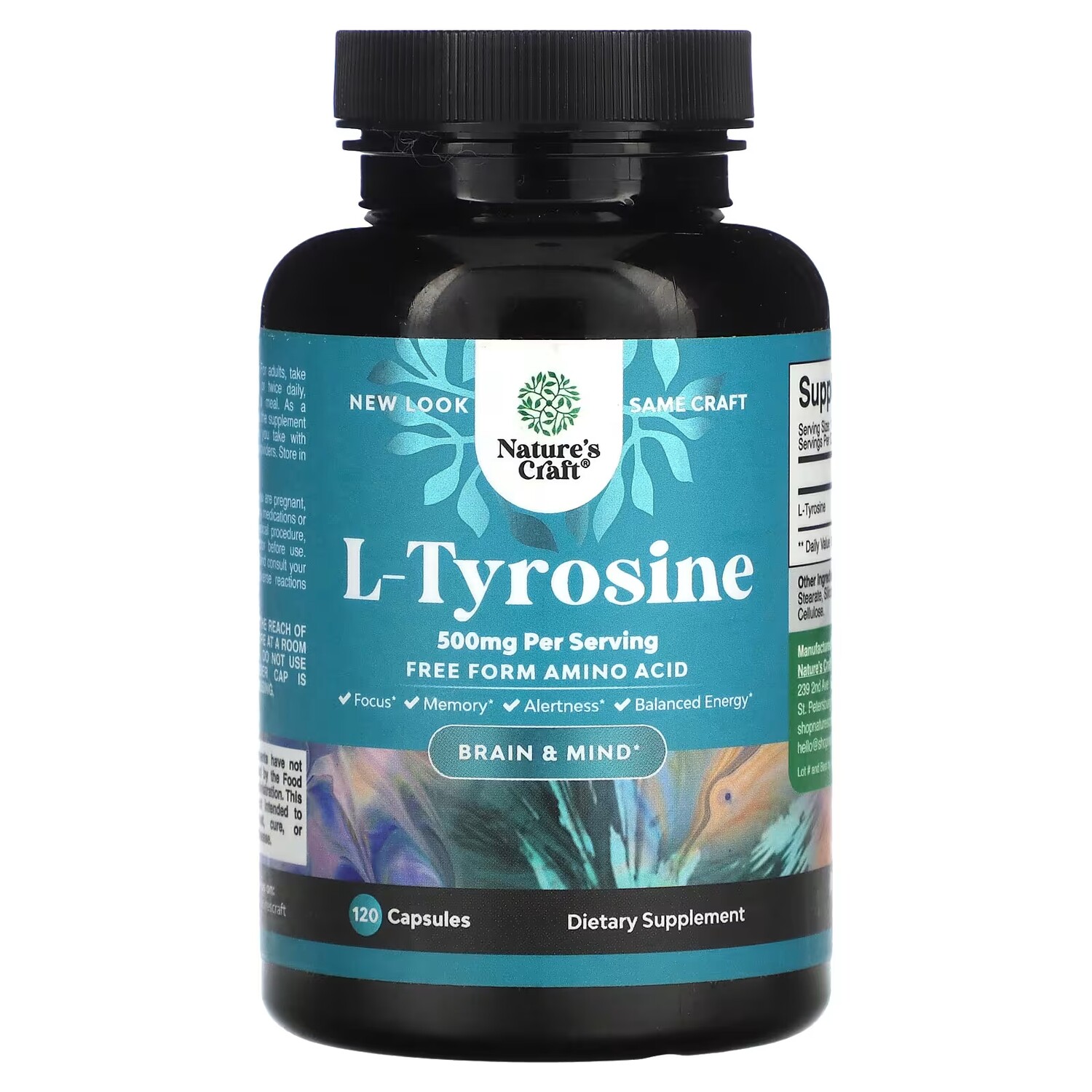 

Добавка Nature's Craft L-Tyrosine 500 мг