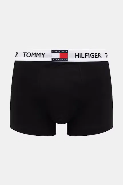 Комплект трусов Tommy Hilfiger Heritage Logo Waistband, 3 предмета, черный — фото 2