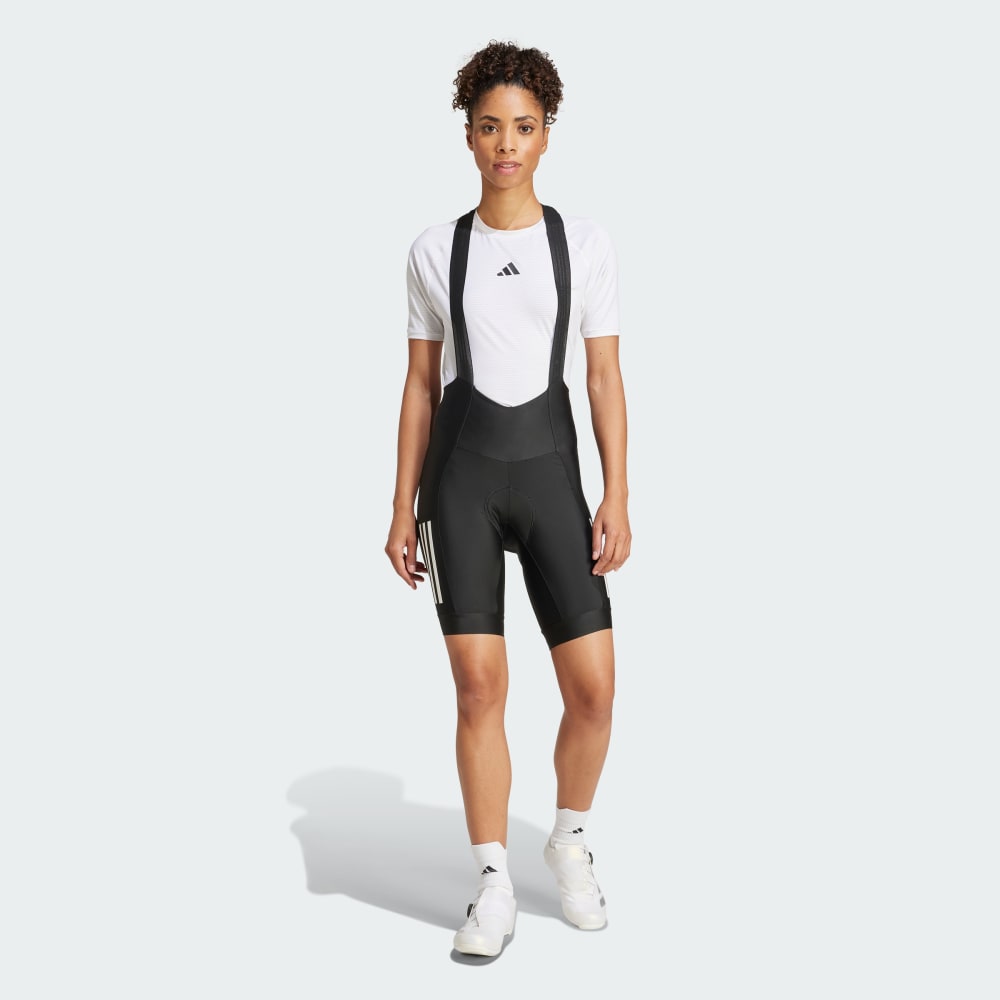

Комбинезон Adidas Essentials 3-Stripes Padded Cycling Bib Shorts, черный