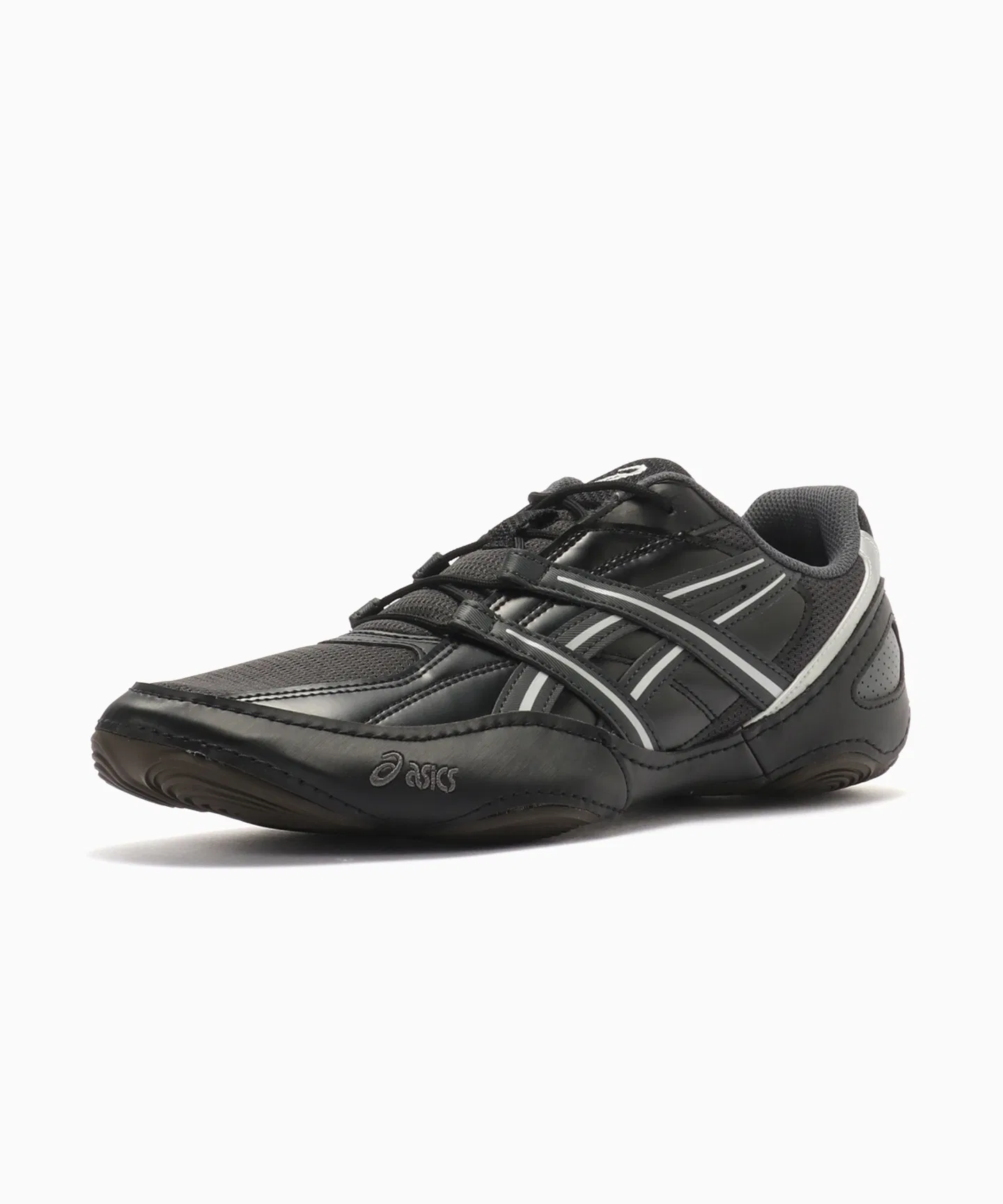 Мужские кроссовки HYPERSYNC ASICS с логотипом серые — фото 2