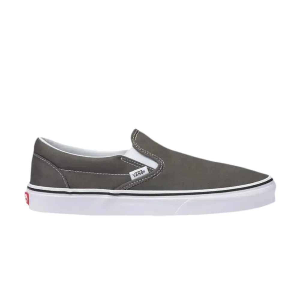 Классические слипоны Vans текстильные, серый