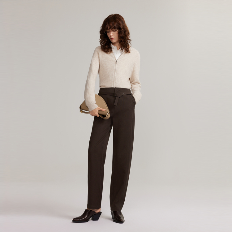 

ELLE Женские повседневные брюки Coffee