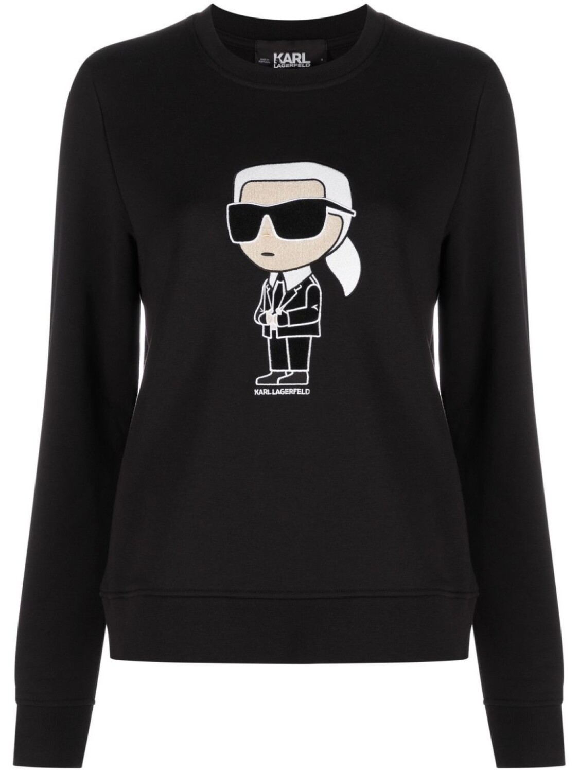 

Karl Lagerfeld толстовка Ikonik из органического хлопка, черный