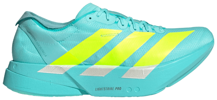 

Кроссовки adidas Adizero Adios Pro 4 'Flash Aqua Lucid Lemon', синий