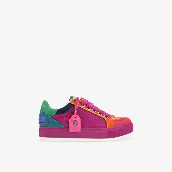 Кеды замшевые Kurt Geiger London с низким верхом, розовый