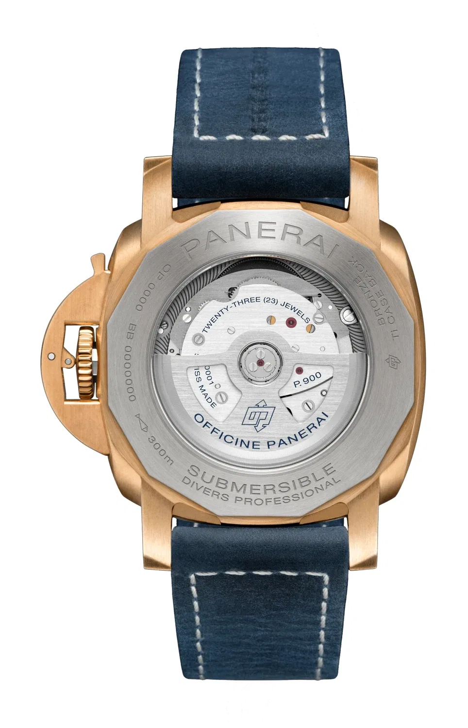 Сабмерсибл Бронзо Блю Абиссо - PAM01074 PANERAI, золотой — фото 2