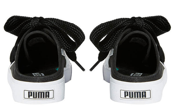 Кроссовки bari mule ribbon 'black white' Puma, черный — фото 4