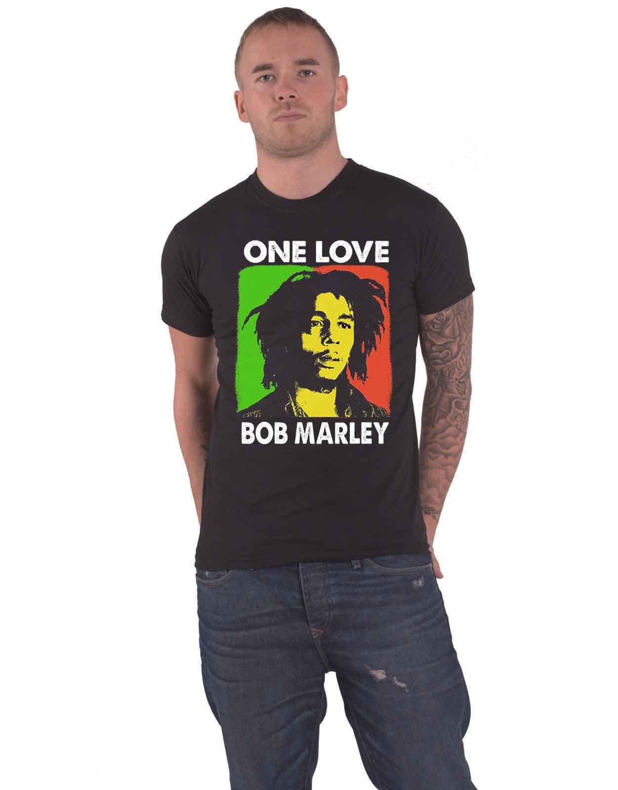 

Футболка с портретом One Love Bob Marley, черный