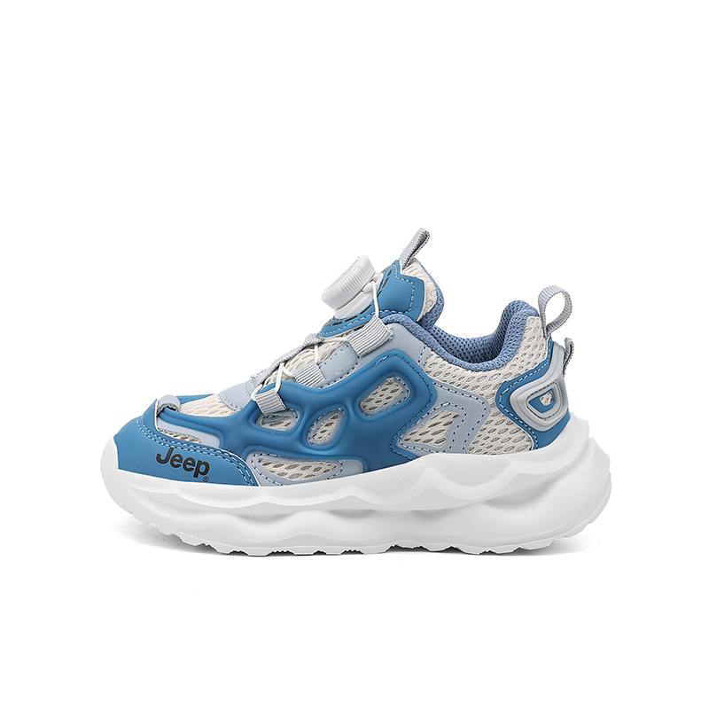 

Износостойкие, дышащие, легкие, амортизирующие, низкие детские кроссовки Legend Blue Kids' Jeep, синий