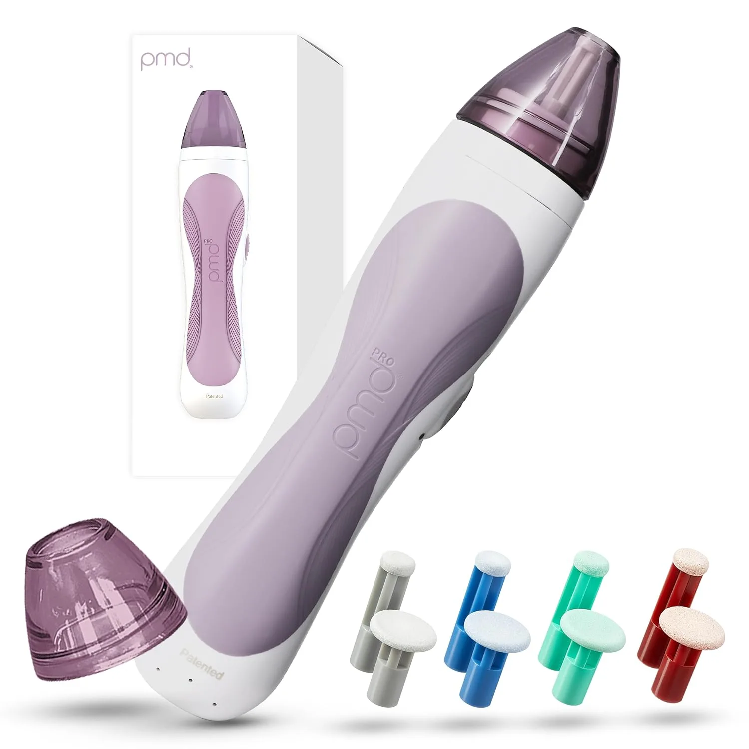 PMD Beauty Personal Microderm Pro - Инструмент для микродермабразии для домашнего использования, отшелушивающий скраб для лица и тела., Lavender