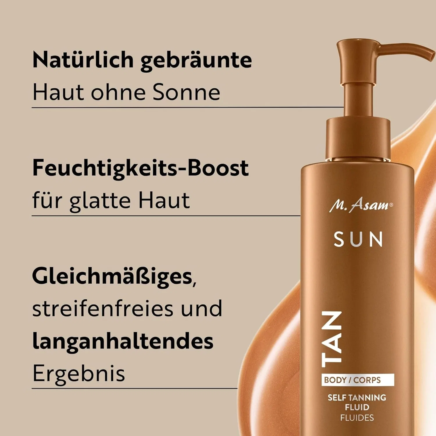 Флюид-автозагар M. Asam Sun Self Tanning Fluid, 200 мл M. Asam, 2. Self Tanning Fluid — фото 2