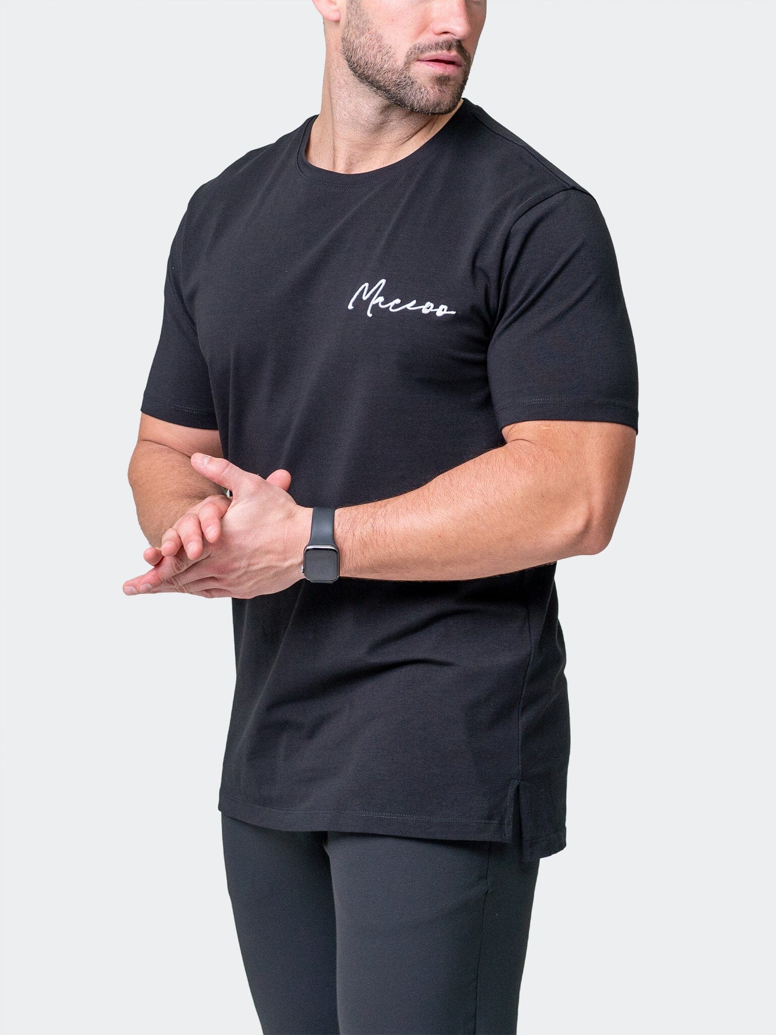 

Футболка Signature черная MACEOO