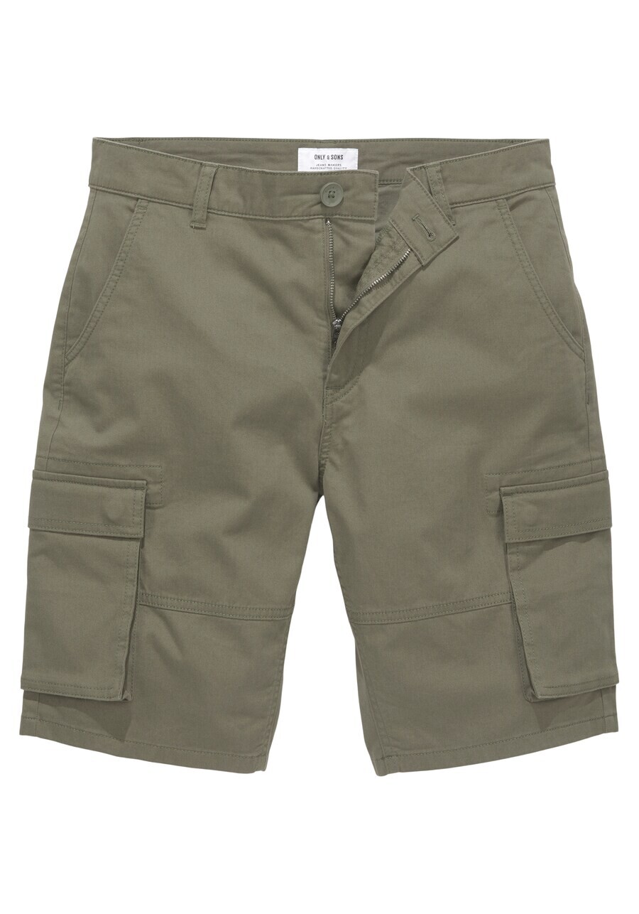

Шорты-карго Only & Sons Regular Cargo Pants Cam Stage, оливковый