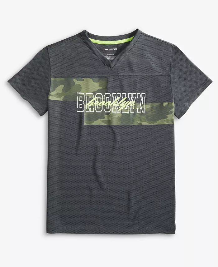 

Футболка Brooklyn для мальчиков Little & Big Epic Threads, серый