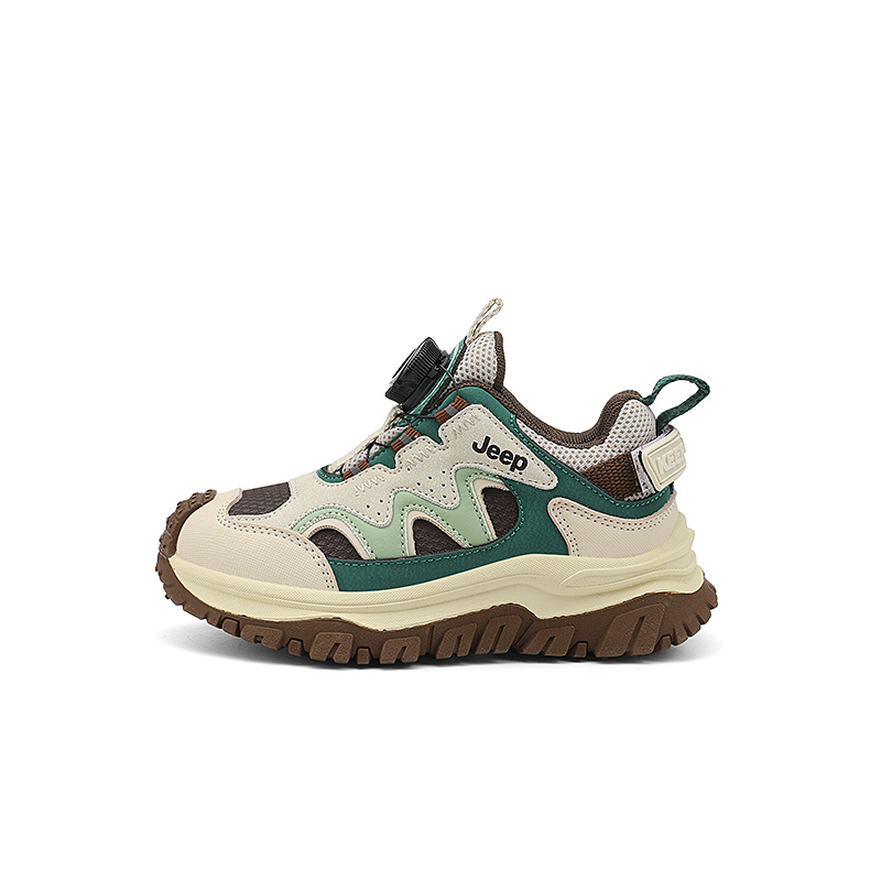 

Jeep Низкие детские беговые кроссовки brown green kids'