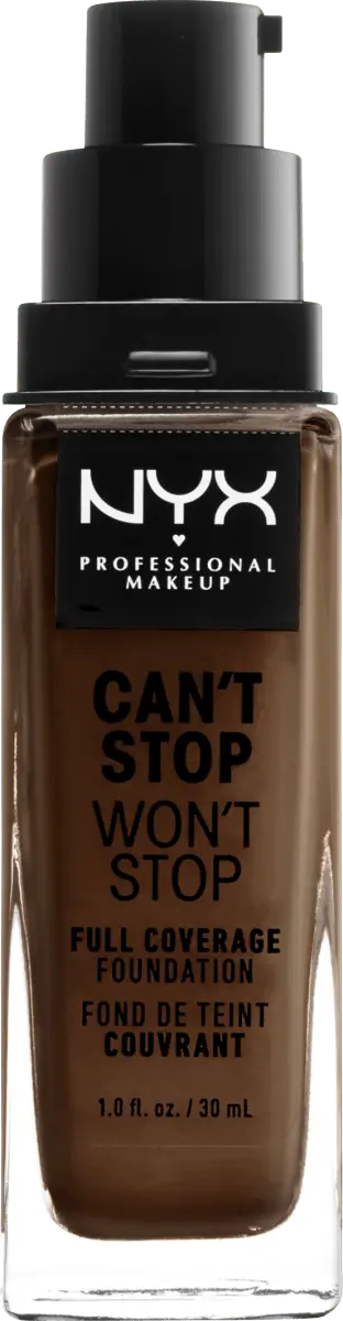 

Тональный крем Can't Stop Won't Stop 24-Hour Deep Walnut 22.7 30мл NYX PROFESSIONAL MAKEUP