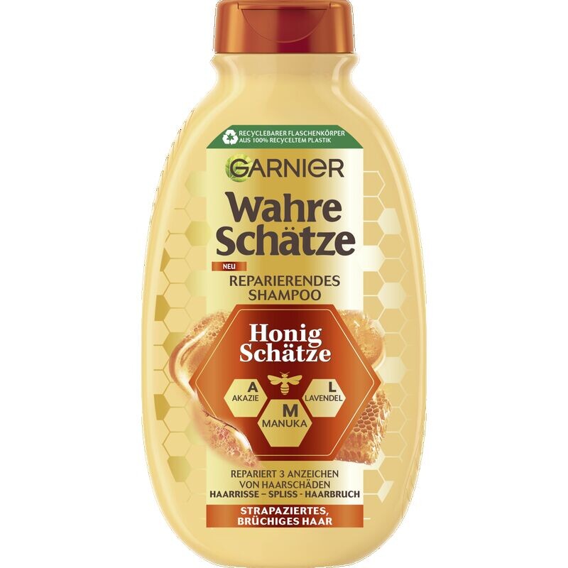 

Восстанавливающий шампунь «Медовые сокровища» Garnier, 250 ml
