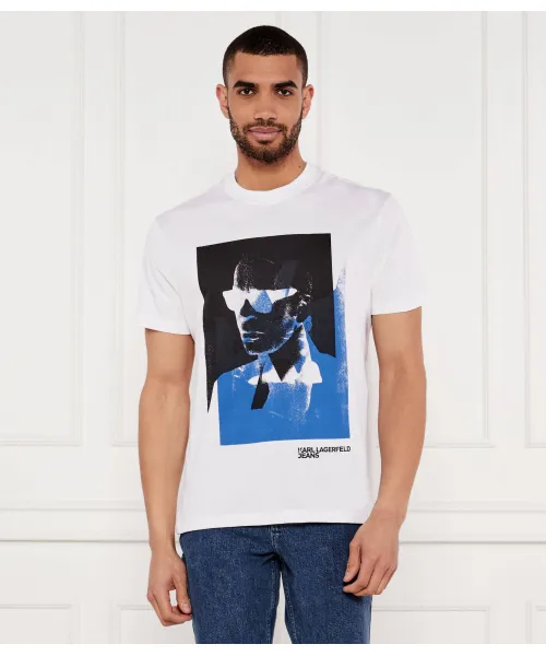 

Футболка Regular fit Karl Lagerfeld Jeans, белый