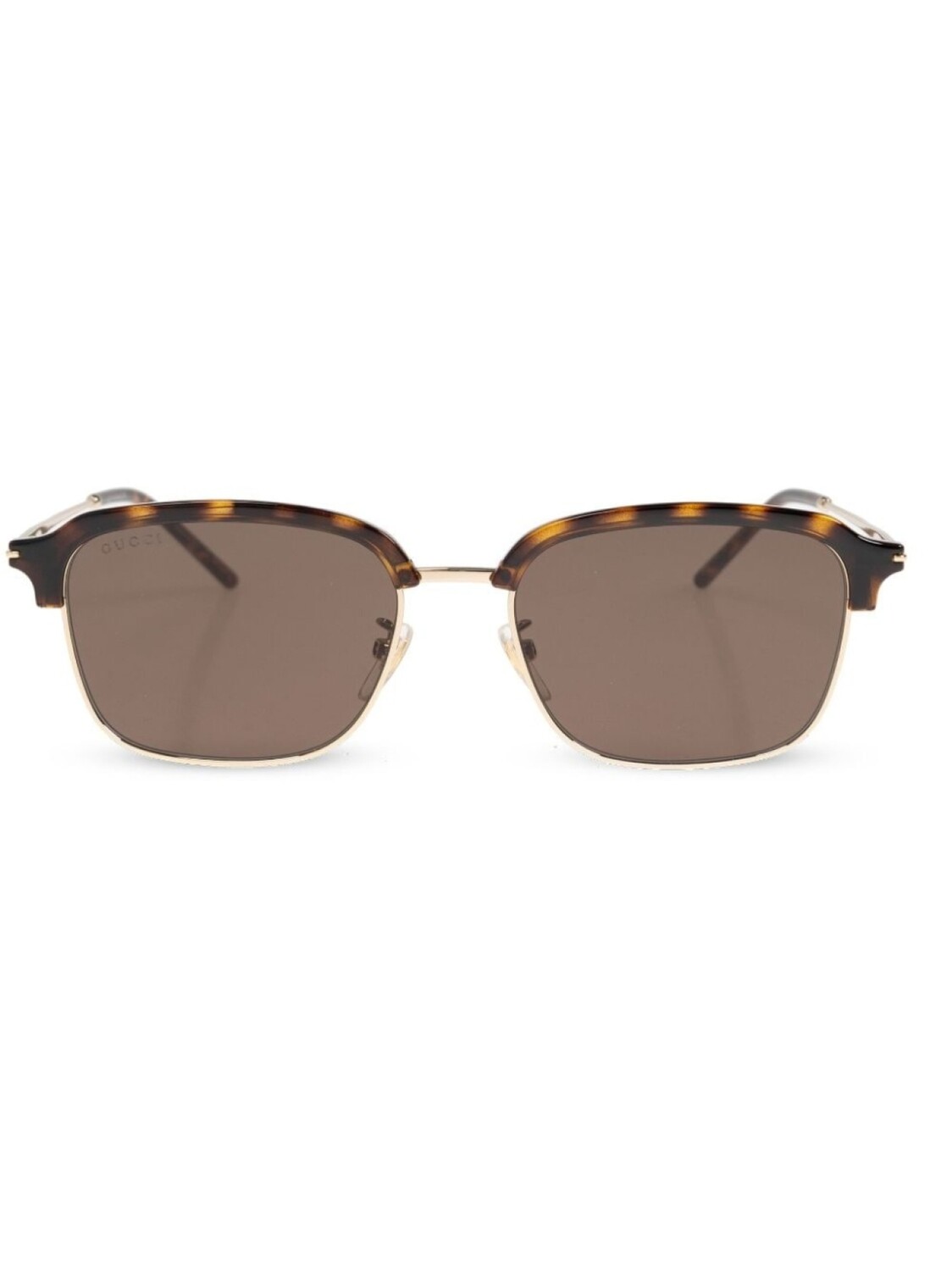 

Gucci Eyewear специализированные квадратные солнцезащитные очки, коричневый