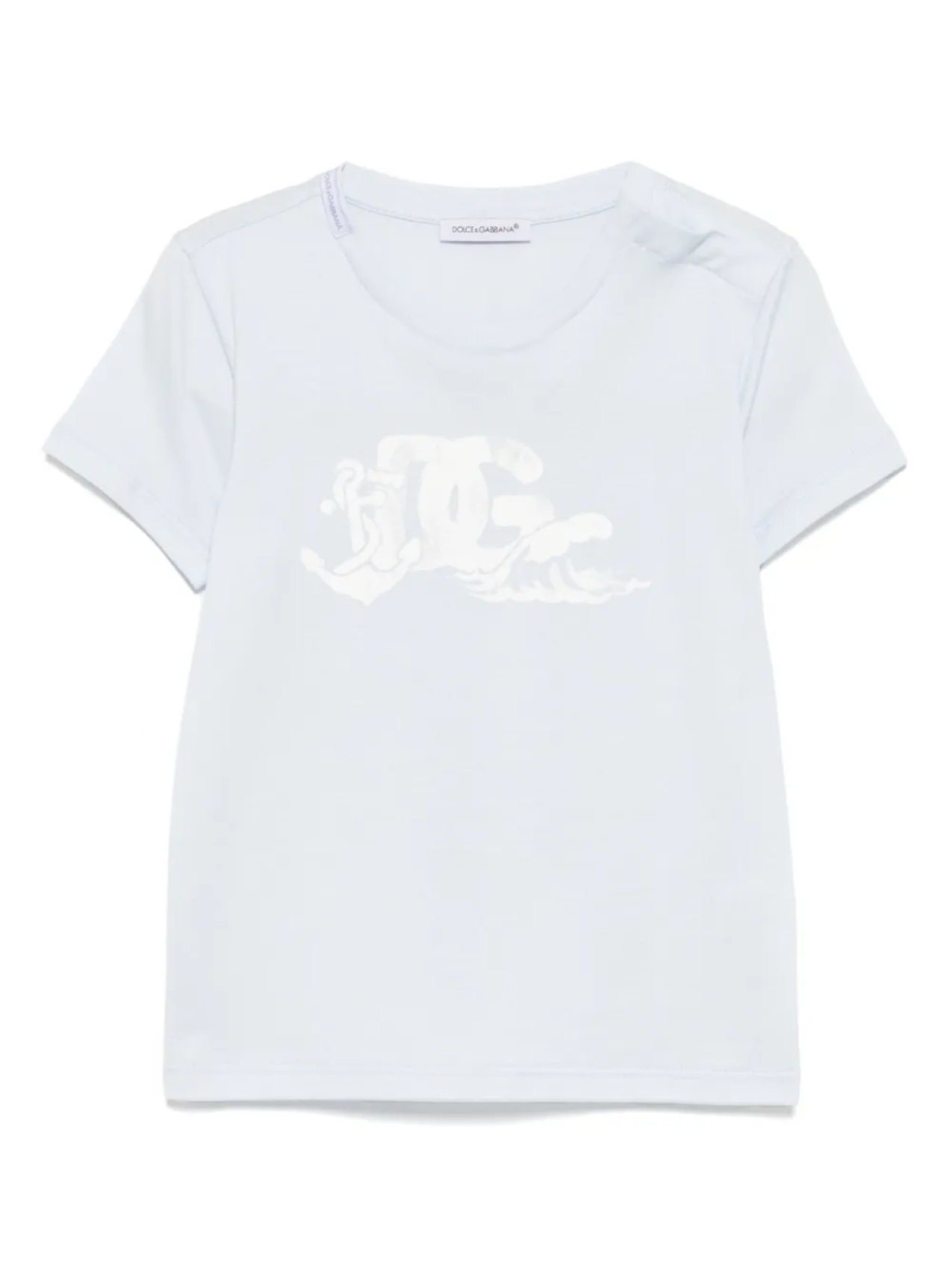 

Dolce & Gabbana Kids футболка с графичным принтом, синий