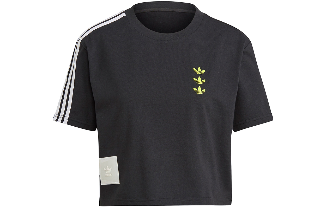 

Женский укороченный топ Adidas Originals, цвет Black