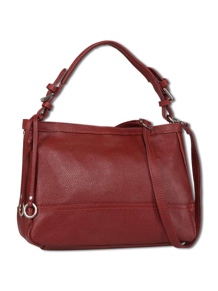 

Сумка через плечо Toscanto, кожа, темно-красный, около 38 см Toscanto