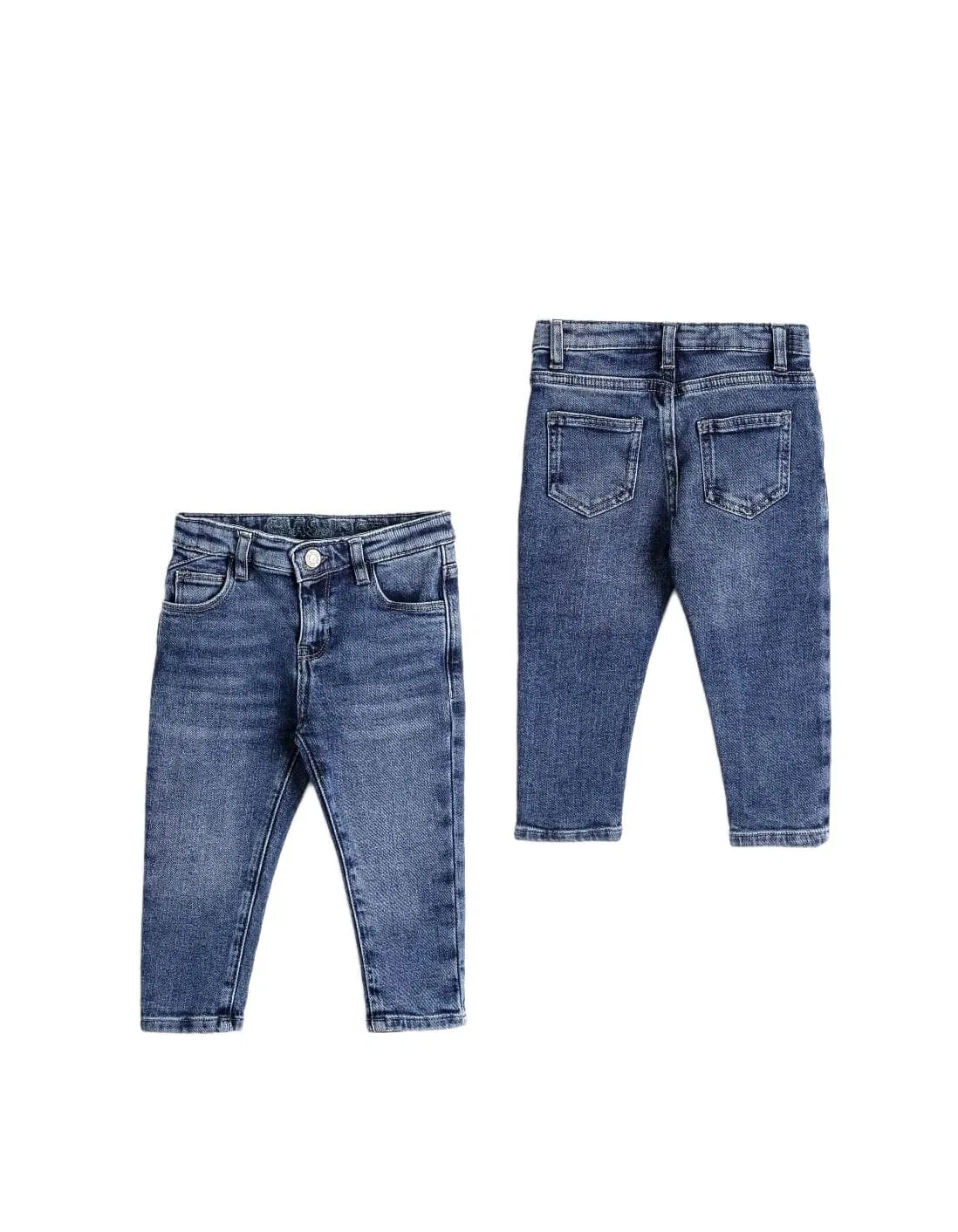 Джинсы slim-fit, SOLANG, синий — фото 3