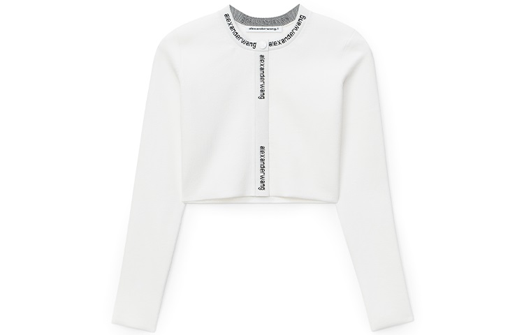 

Трикотажная женская футболка мягкая белая Alexander Wang