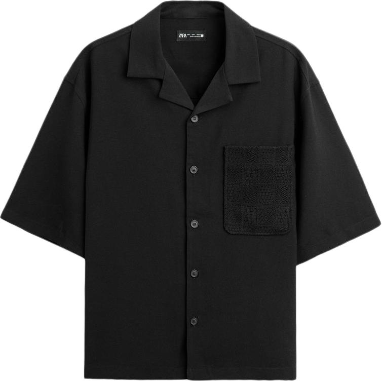 

Футболка мужская черная ZARA