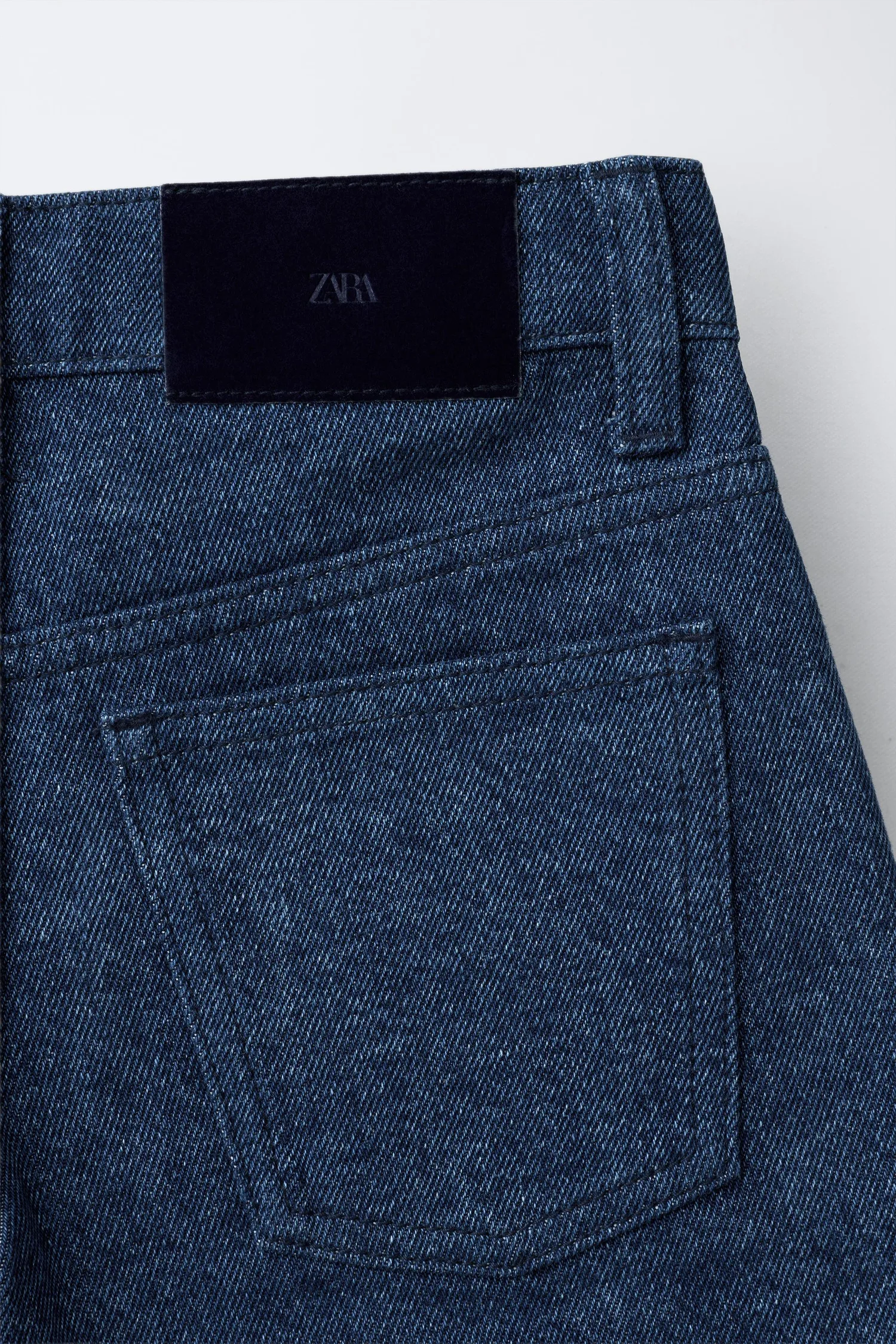 Длинные бермудские шорты с эффектом меланжа Zara, синий — фото 4